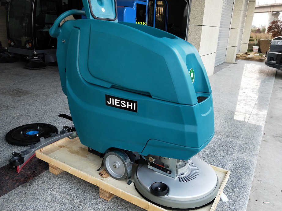 （洁士大型AM800TM电动手推式洗地吸干机）（适用于工厂、超市、地下车库、医院、汽车站、火车站、高铁站、飞机场等）